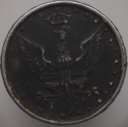 10 Fenigów 1917 FF Królestwo Polskie stan 3