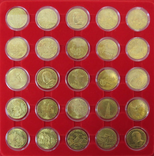 25 numizmatów, zabytki, Jan Paweł, inne, Mennica Piętka