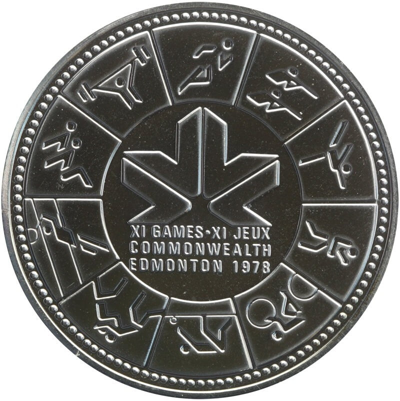 Kanada 1 dolar, 1978 XI Igrzyska Edmonton, srebro