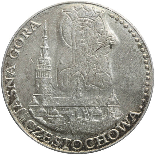 Medal 1978 Jan Paweł 2, Częstochowa, Jasna Góra