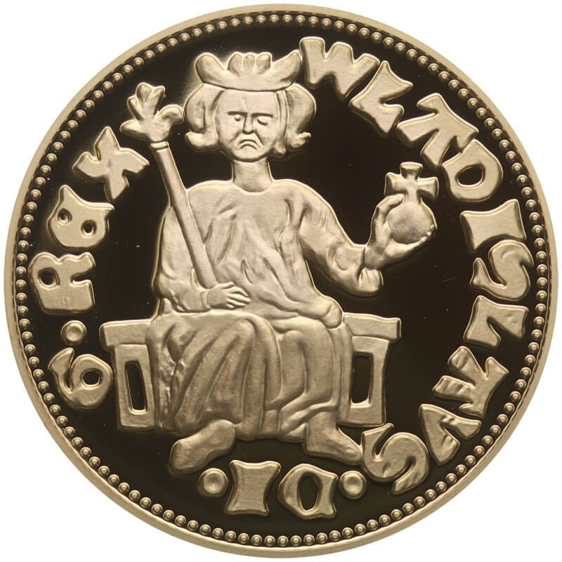 Replika Floren Władysława Łokietka, platerowana