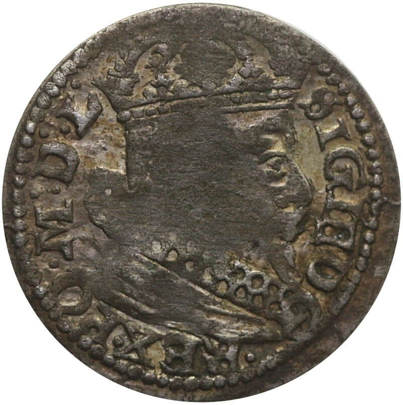 Zygmunt 3 Waza, 1 grosz, 1626