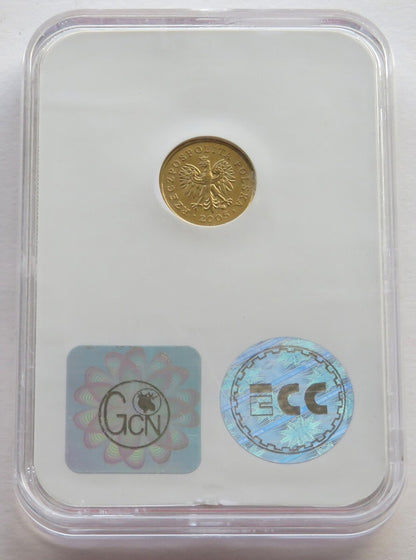 1 grosz, 2005, MS 65
