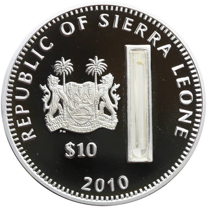 10 dolarów, Sierra Leone, Kaplica Łask w Altötting, 2010, srebro