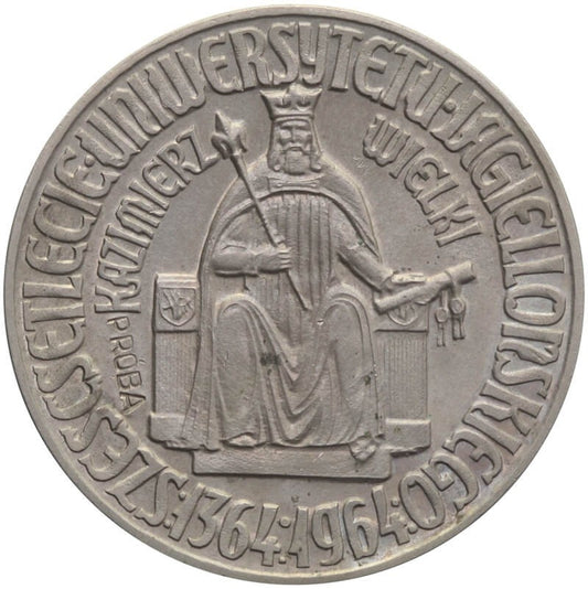 10 złotych Kazimierz Wielki próba 1964, stan 1