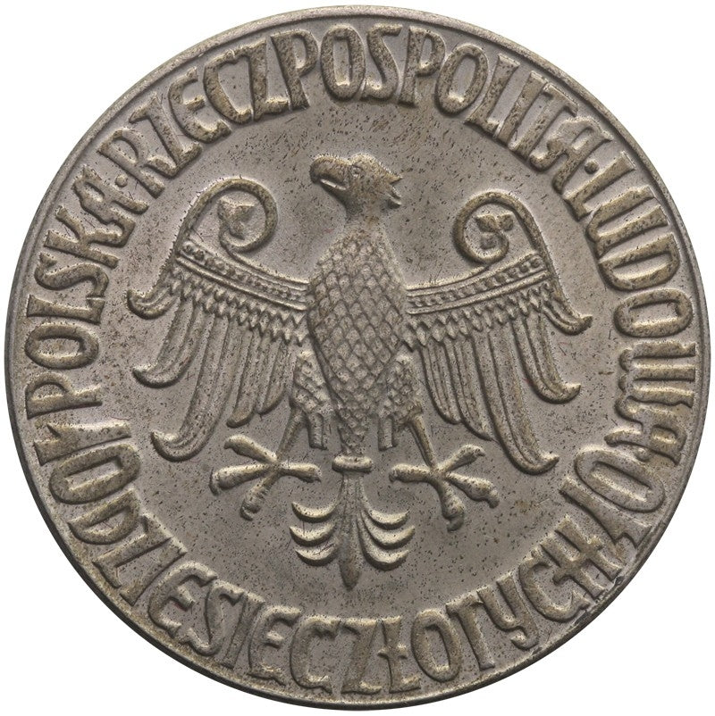 10 złotych Kazimierz Wielki próba 1964, stan 1-/2+