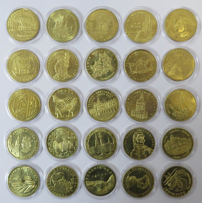 25 numizmatów, zabytki, Tatry, Jan Paweł, inne, Mennica Piętka