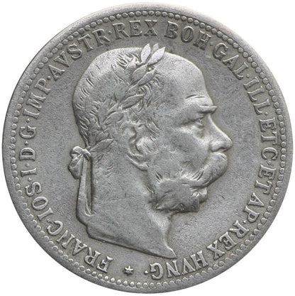 Austria 1 korona, 1899, srebro