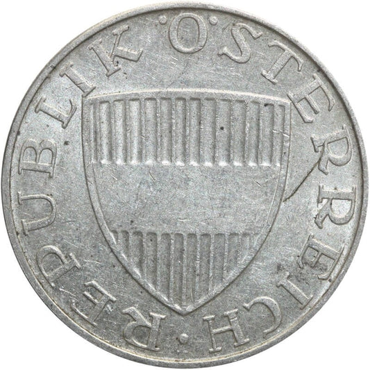 Austria, 10 szylingów 1972, srebro