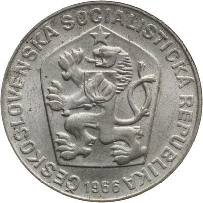 Czechosłowacja 10 koron, 1966 1100 lat - Wielka Morawa, st. 3+/2-