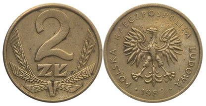 Destrukt, 2 zł 1988, niedobita