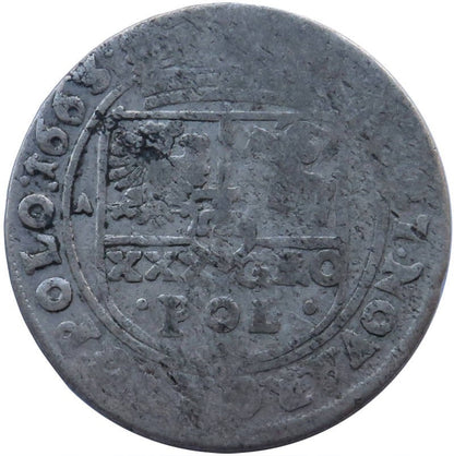 Jan II Kazimierz, Tymf, 1663, stan 4