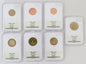 Lot: 7 x polskie monety próbne euro, 2004, GCN MS65
