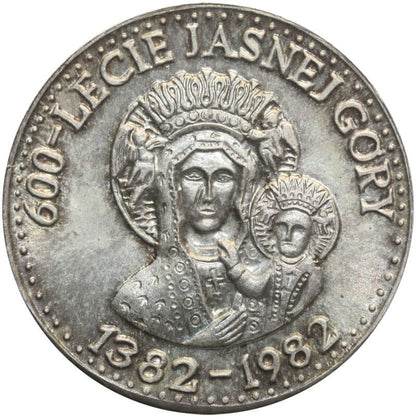 Medal Jan Paweł 600 lecie jasnej góry