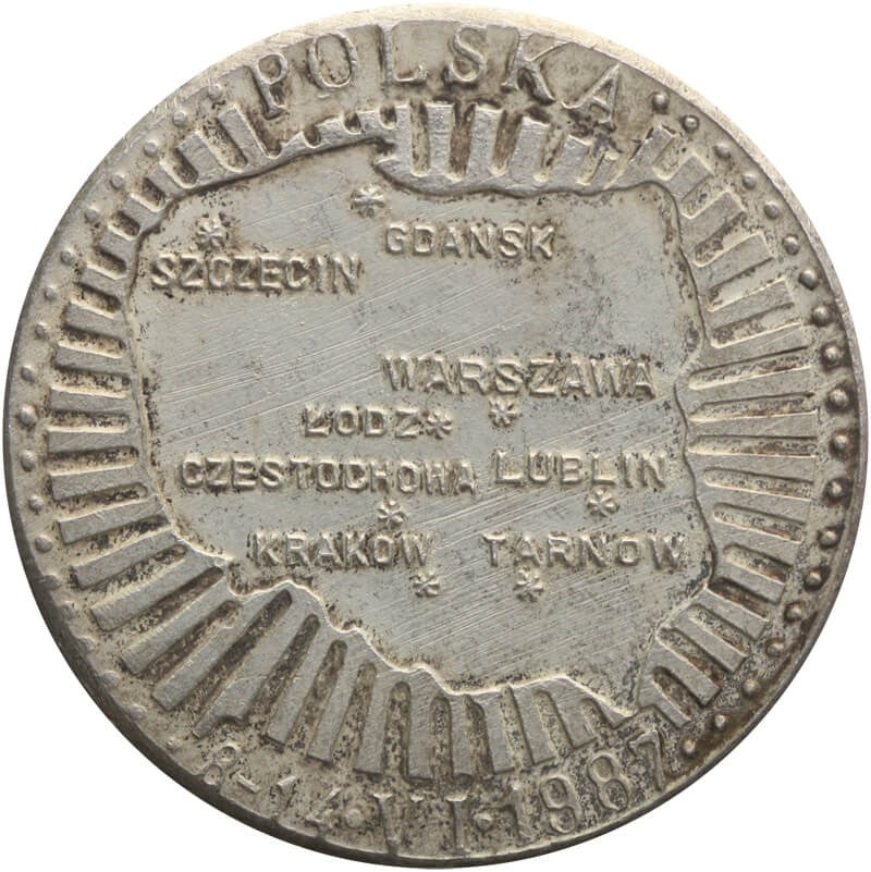 Medal Jan Paweł II - 8-14.VI.1987