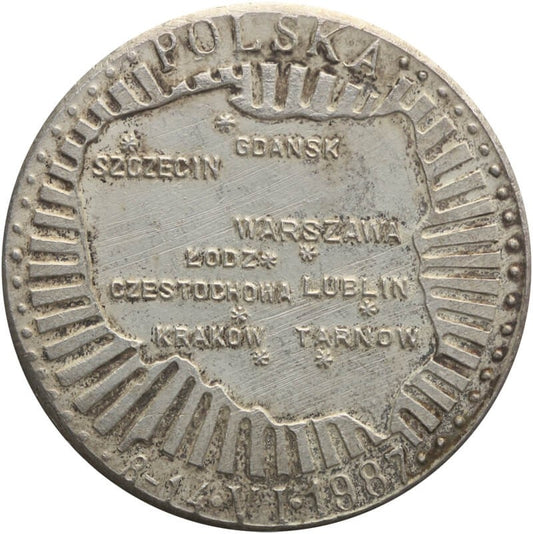 Medal Jan Paweł II - 8-14.VI.1987