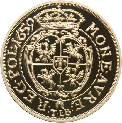 Replika  Dukat Koronny Jana Kazimierza, platerowana