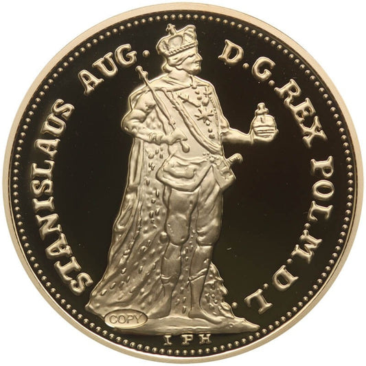 Replika  Dukat Koronny Stanisława Augusta, platerowana