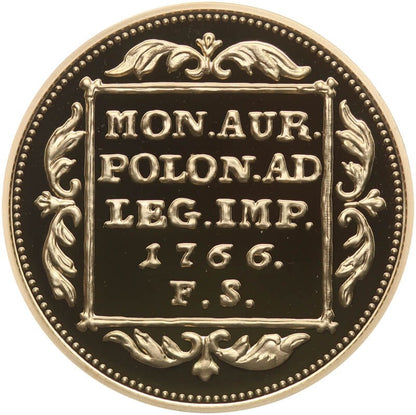 Replika  Dukat Koronny Stanisława Augusta, platerowana