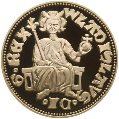 Replika  Floren Władysława Łokietka, platerowana