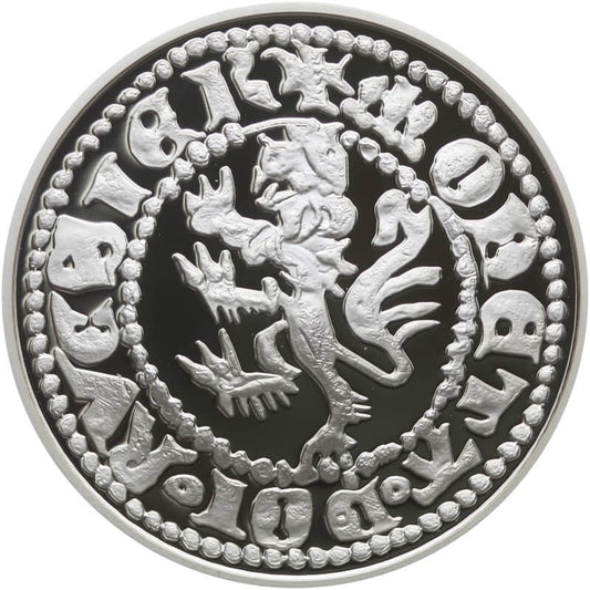 Replika  Kwartnik Ruski Kazimierza III Wielkiego, platerowana