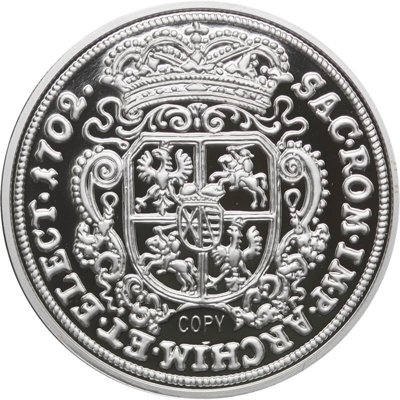 Replika  Talar Augusta II z 1702 roku, platerowana