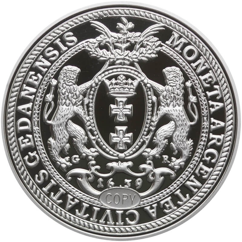 Replika  Talar Gdański Władysława IV Wazy, platerowana