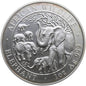 Somalia 100 Szylingów 2008 Słoń, Srebro, Ag999