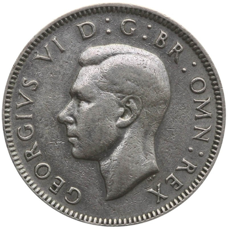 Wielka Brytania 1 szyling, 1941, srebro