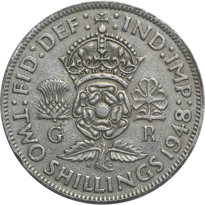 Wielka Brytania 2 szylingi (floren), 1948